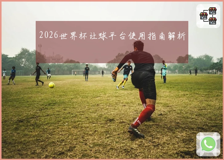 2026世界杯让球平台使用指南解析